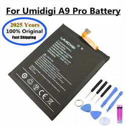 2025 years 100% Original Battery For UMI Umidigi A9 Pro A9Pro 4150mAh Phone Bateria Batteries + Tools In Stock Fast Shipping