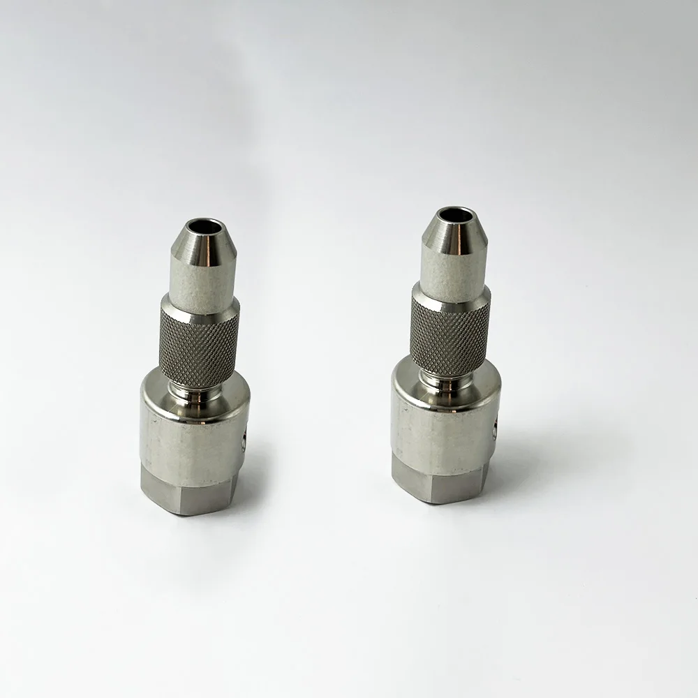 2pc SM2 For SAME Water Jet Cutting Head Abrasive Intet Body Waterjet Cutter Mixing Heads On/Off Valve Mixing Chamber Nozzle Body