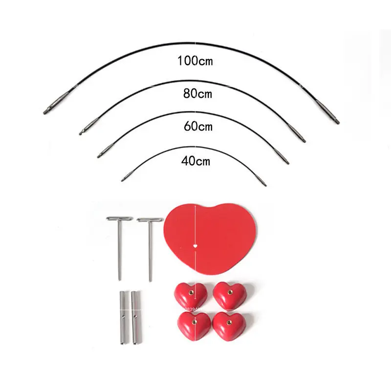 Light Luxury Simple Wood Knitting Needle, Hand-polished Colored Wood Removable Ring Wooden Round Needle Set