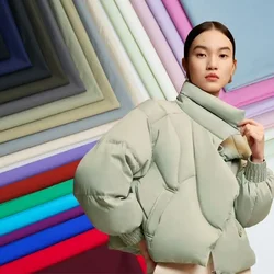 20D Waterproof Ripstop Nylon Fabric By Meters for Down Jacket Cotton-padded Clothes Diy Sewing Cloth Windproof Thin Soft Plain