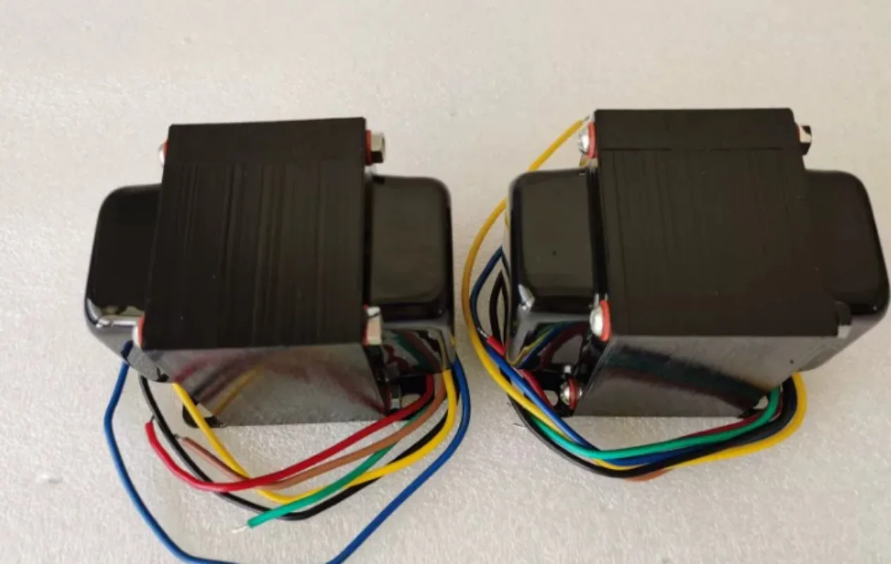 Pure Copper Core Vertical Side Cover Transformer, 10W 5KΩ Single-ended Output Ballast Machine Power Transformer