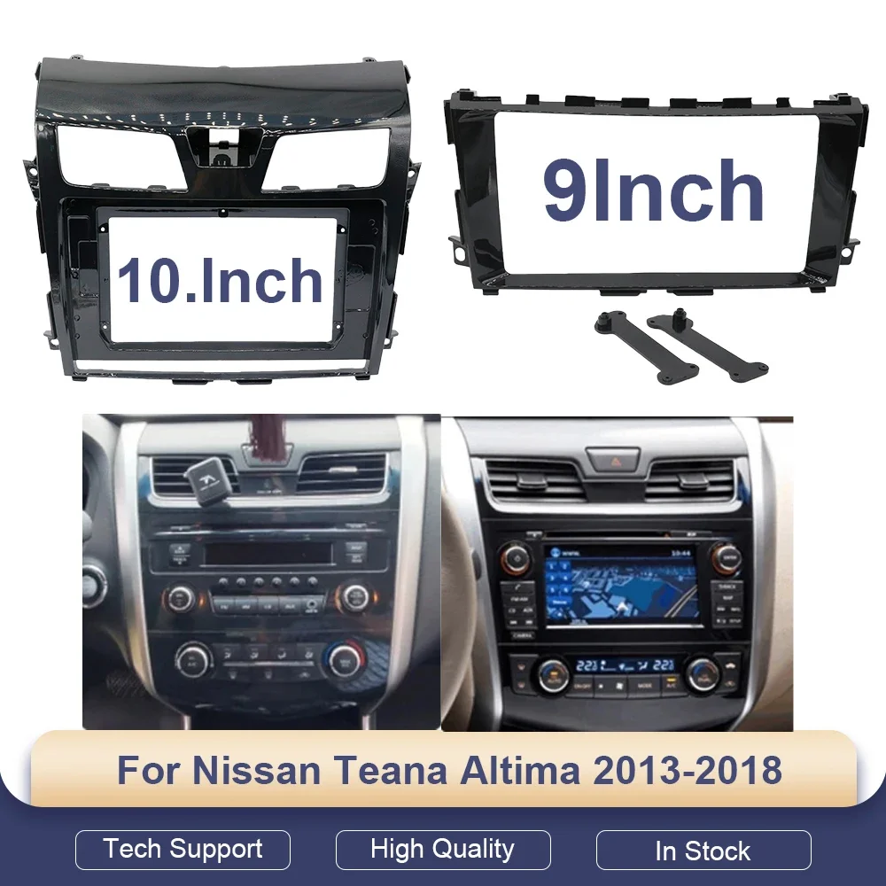

Car Frame Fascia Adapter Canbus Box Decoder 9-10 Inch for Nissan Teana Altima 2013-2018 Android Radio Dash Fitting Panel Kit