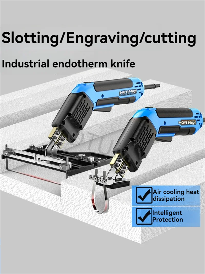 Foam Slotting Electric Knife Acrylic Kt Board Sponge Hole Digging Artifact Extrusion Board Pearl Cotton Hot Cutter Cutter