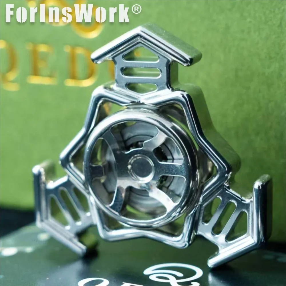 QEDC Acero inoxidable pulido 3 capas Handfeel Attack Speed Spinning Top Fidget Spinner