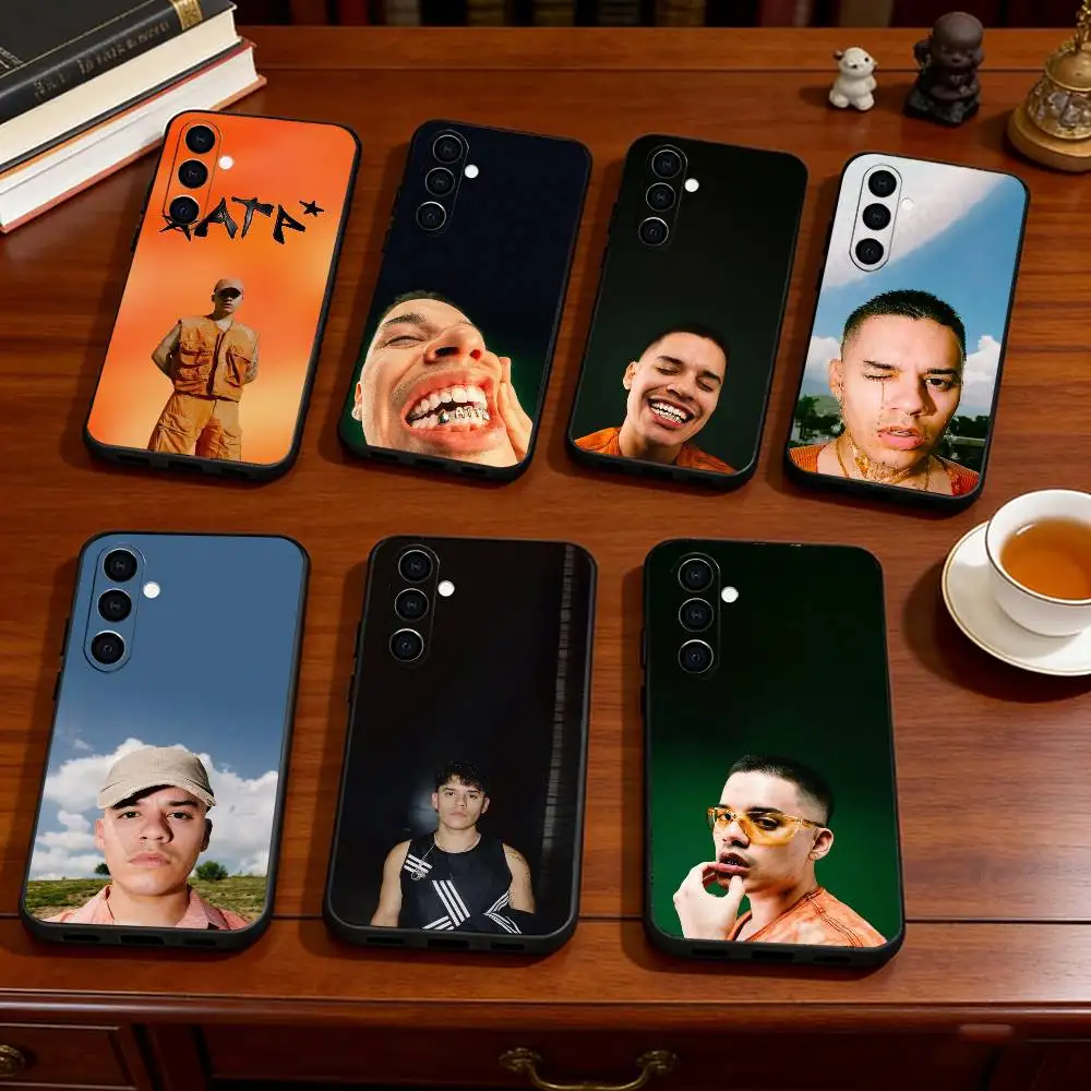

Rapper Nsqk Phone Case For Samsung Galaxy A73,A72,A71,A70,A53,A52,A51,Others Soft Black Cover