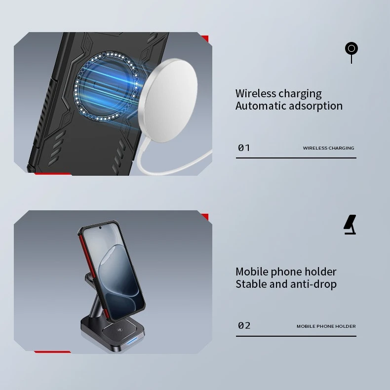 حافظة حماية للعدسة تبديد الحرارة لهاتف Vivo X300 Pro 5G غطاء شحن لاسلكي مغناطيسي Fundas Coque