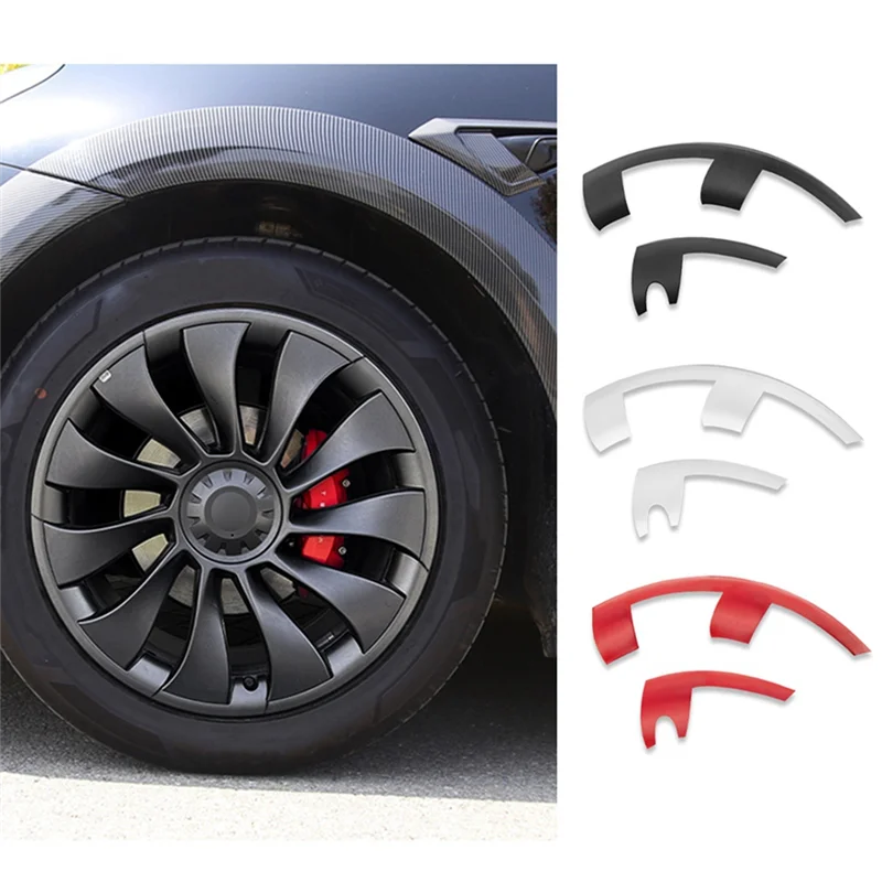 A96E-21 Inch Car Hub Cap Rim Patch For Tesla Model Y 2021-2023 Induction Uberturbine Wheel Cover Protectors