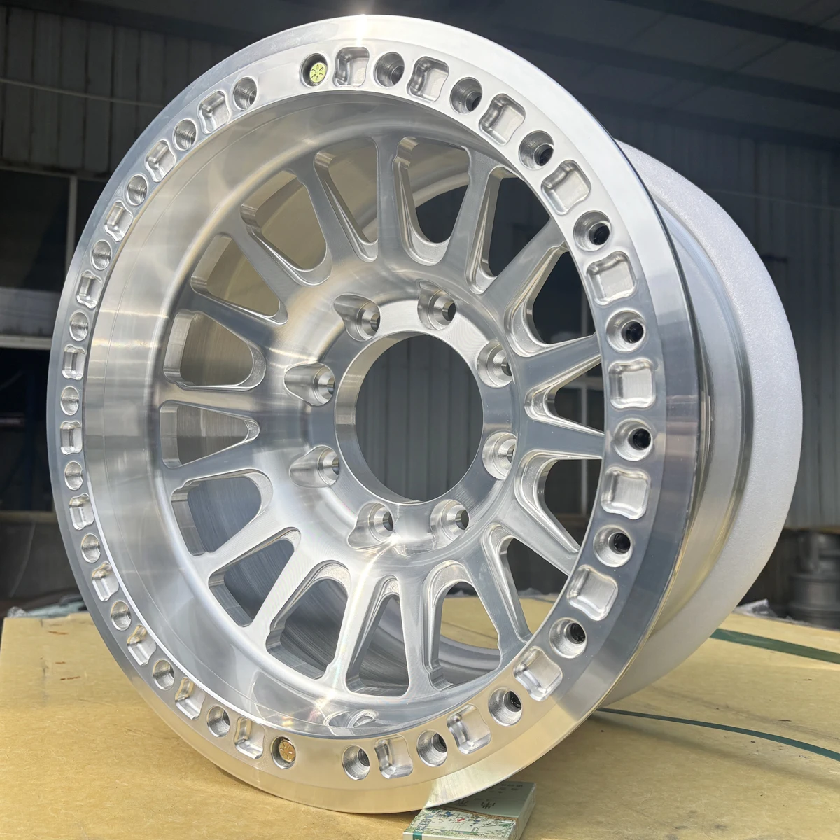 Machined Face Beadlock 4x4 Wheels 6x139.7 17x8.5 -10 -28PCD 4*100 5*114 6*114.3 Jailbreak Redye For Dodge Charger Used