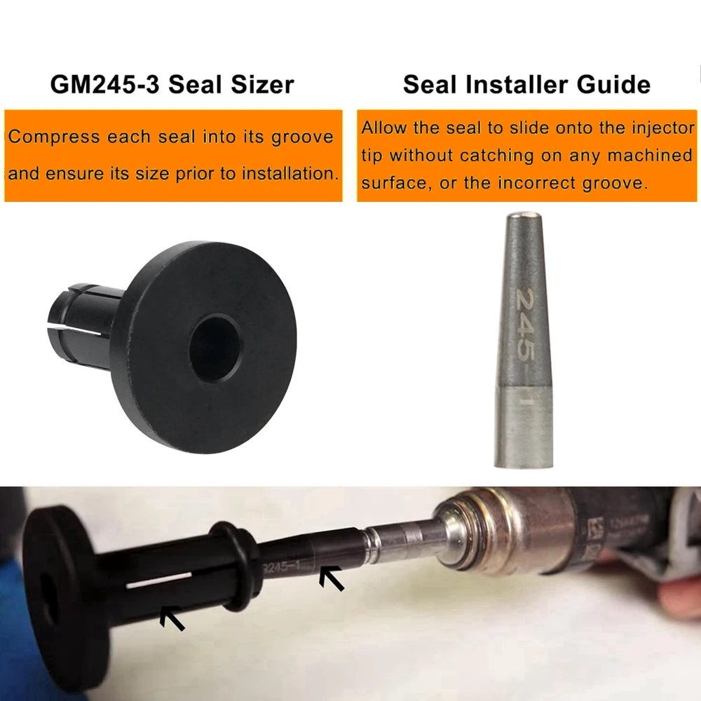 مجموعة أدوات أختام حاقن الوقود GM245 المتوافقة مع محركات GM سوبارو، تحل محل # EN-49245 EN-51105 18683AA000 #4