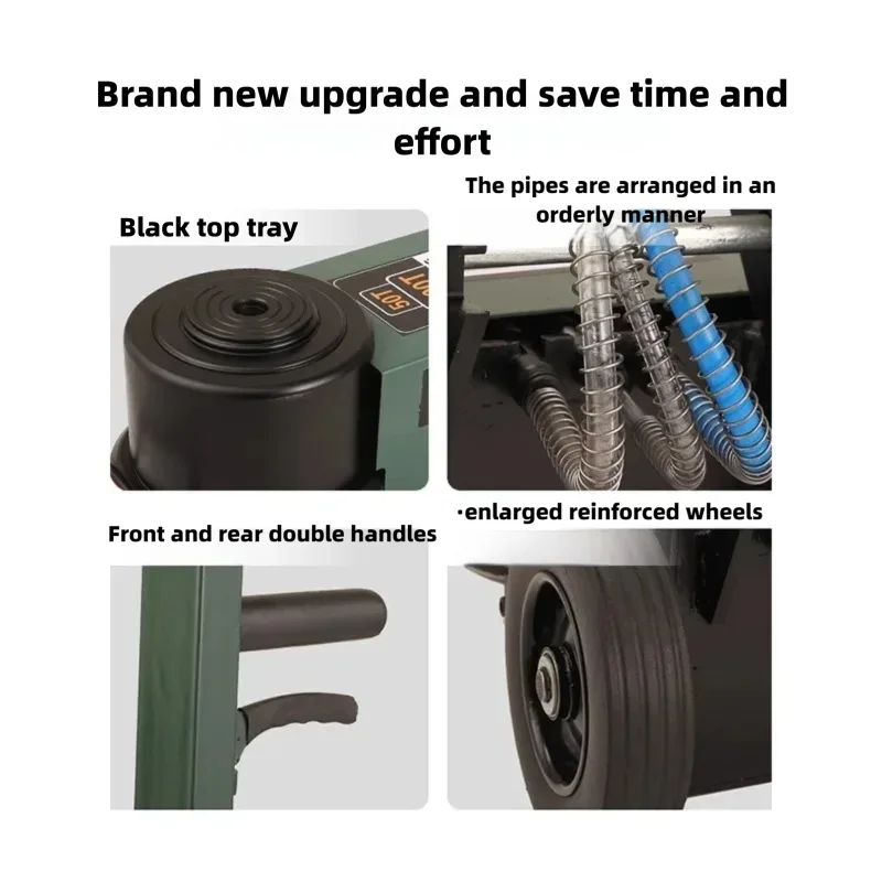 رافعة هيدروليكية أفقية 50/80/100T أداة رفع إصلاح السيارات للشاحنة الثقيلة-إصدار كروم