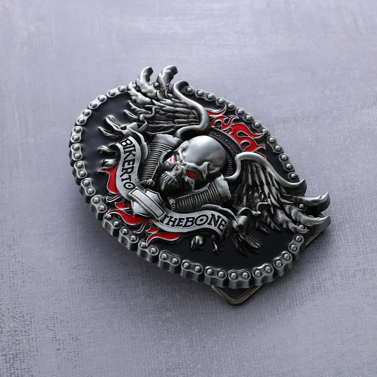 سبائك نيران شبحية مبتكرة على الطراز الغربي مع إكسسوارات بإبزيم حزام ناعم على طراز فاسق أنيق