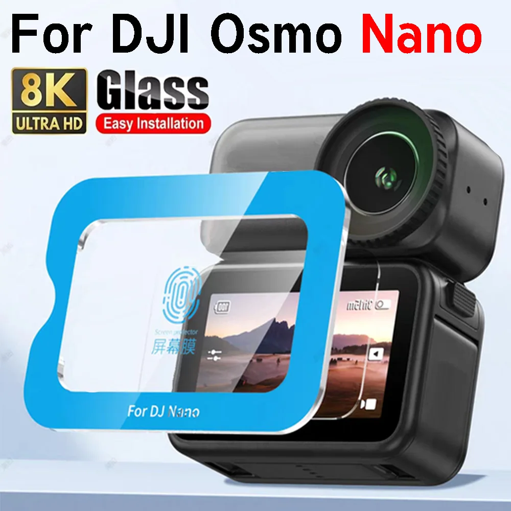 

For DJI Osmo Nano Easy Installation HD Clear Tempered Glass Screen Protector Anti-scratch Lens Protective Film for DJI Osmo Nano