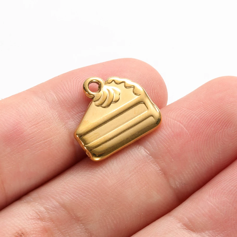 5 Stück Glücksbringer-Anhänger aus Edelstahl mit Mädchen, Stern und Schleife für die Schmuckherstellung, niedliche Anhänger für Halsketten und Armbänder – Detail 21