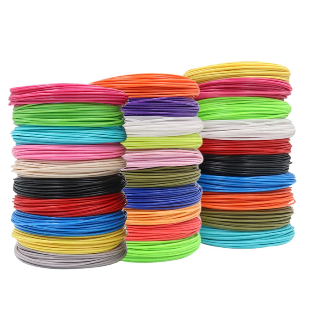 PLA Filament For 3D Pen Printing Material 10/20/30 Rolls Diameter 1.75mm 200M No Smell Safety Plastic Refill for 3D Printer Pen