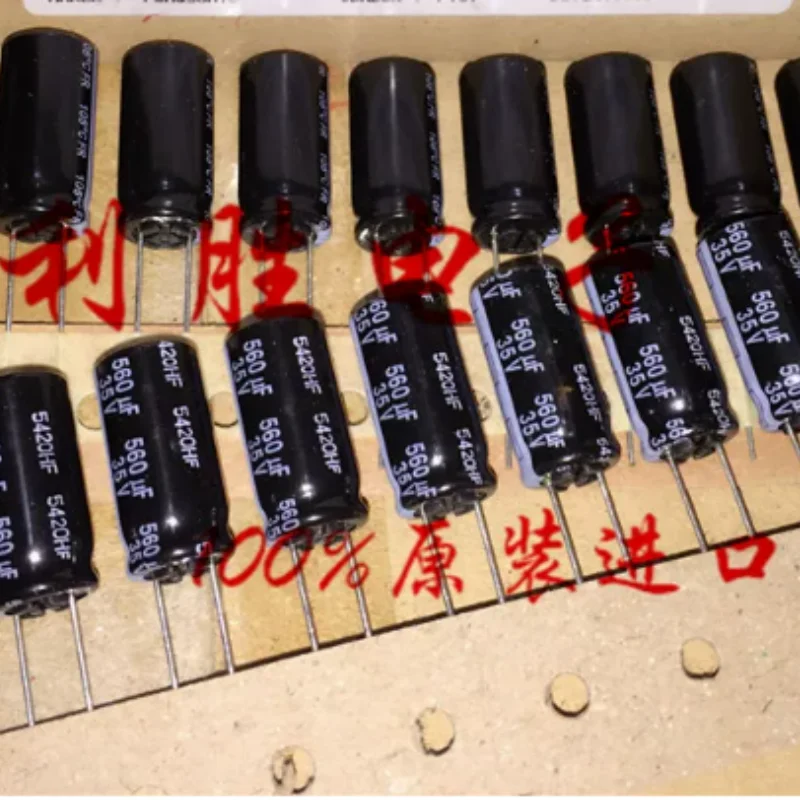 10PCS-100PCS  560UF 35V electrolytic capacitor 35V560UF 10 * 20 FR high-frequency ultra-low internal resistance