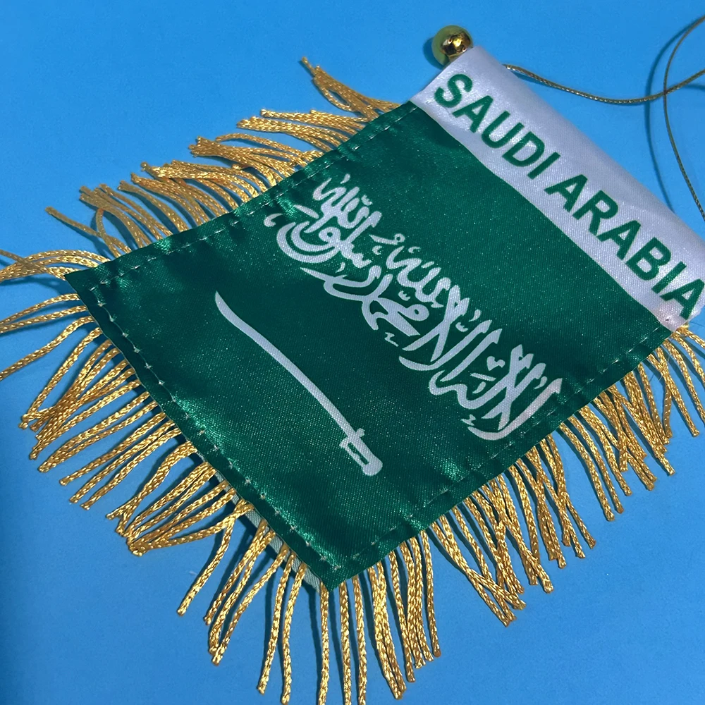 Bandera ventana coche SKY FLAG Arabia Saudita impresa doble cara - imagen 5