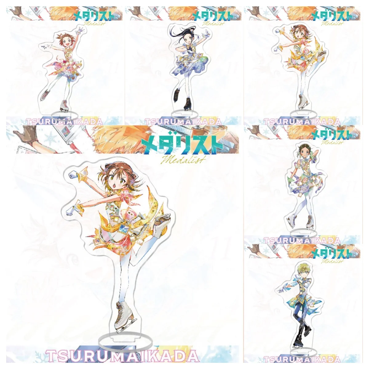 Anime Medalist Yuitsuka Acrylic 15cm Stand Keychain Decoration Desk Figure Display Fan Gift Goods Birthday Collection