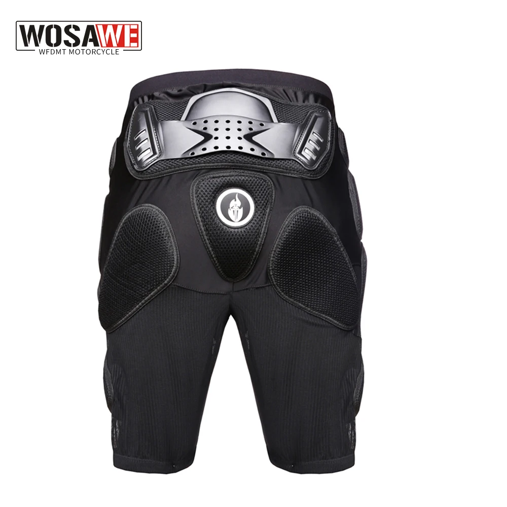 

WOSAWE motorcycle shorts Motocross Off-Road MTB Bike Skateboard Skating Ski Hockey Armor Shorts Protective Gear Hip Pads shorts