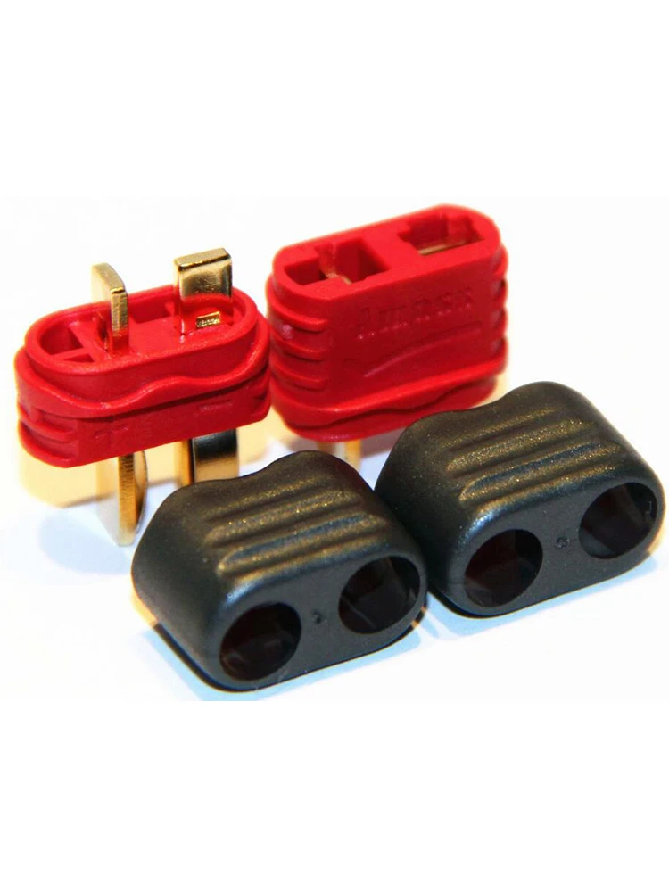 5pair/lot Amass T plug No-slip Connector 40A High Current For Multi-axis fixed-wing Model Aircraft Toys