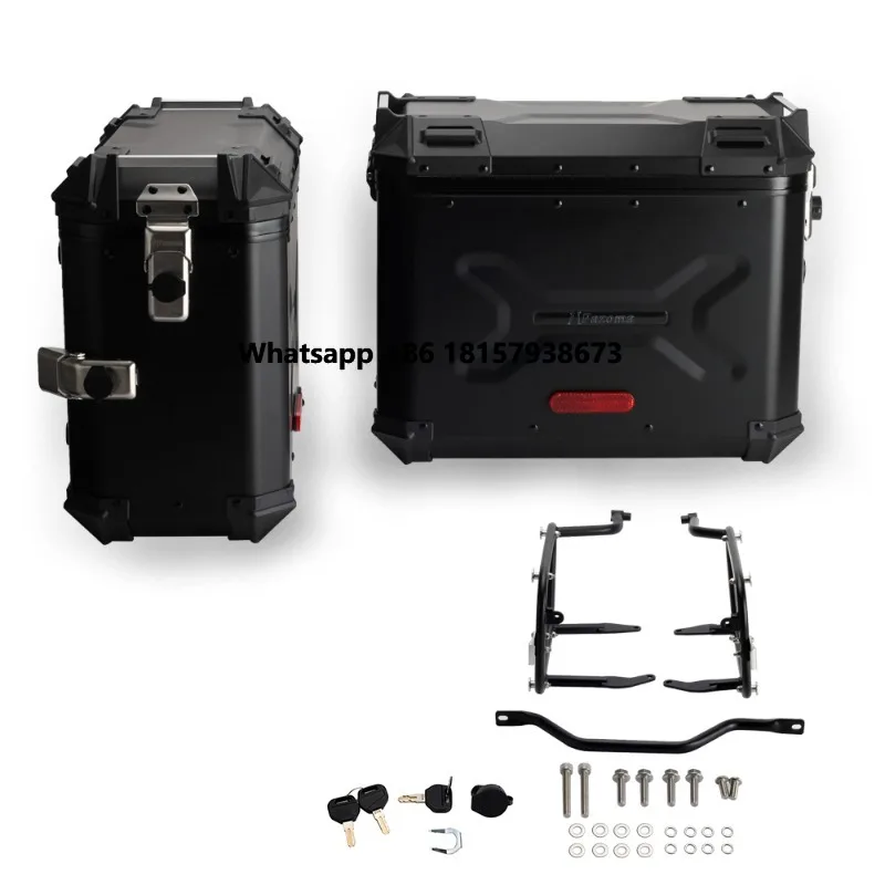 

Motorcycle Rear Top Luggage Case Box Bracket Sliver for Harley Special RA1250S