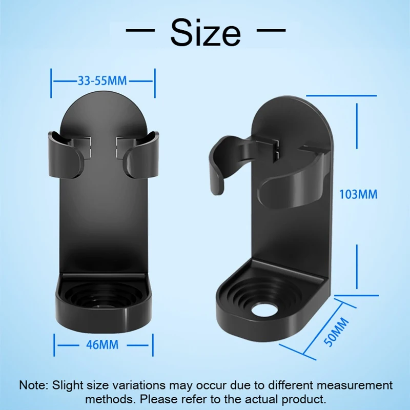 1Pcs Razor Holder Electric Shaver Hanger Electric Toothbrush Holder Self-Adhesive Wall Mounted Bathroom Storage Organizer TXDJ03