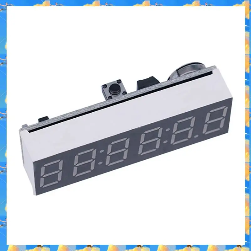 FTS 0.36 Inch LED Digital Electronic Clock Mini Digital Clock W Second Display Module Power Off Memory Brightness Adjustment -C