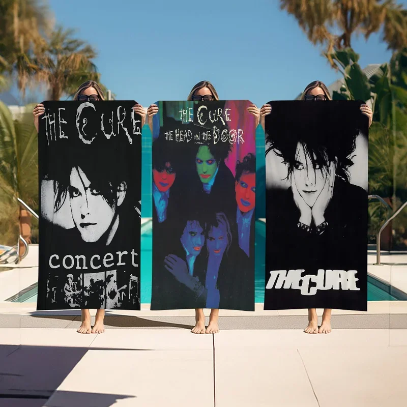 The Cure Band Toalla de playa de microfibra absorbente, secado rápido, suave, Yoga, natación, complejo turístico, montaña, escalada