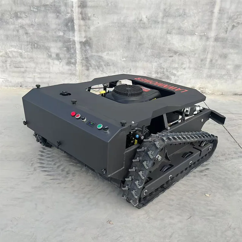 Design Remote Control Engine Robot Crawler Industrial Rc Lawn Mower New 800mm Multi Purpose Garden EPA
