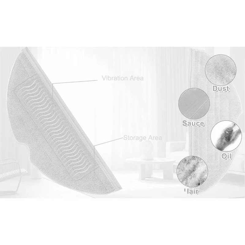 Cepillo de limpieza de alta velocidad para Roborock, accesorio lavable con almohadilla para mopa, base de autolimpieza, S7, Maxv, Ultra, S7 Pro