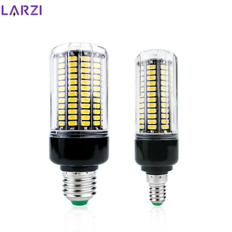 E27 E14 LED Corn Bulb 28 40 72 108 132 156 LEDs SMD 5736 110V 220V Lampada LED Lamp Chandelier Candle No Flicker Light Bombilla