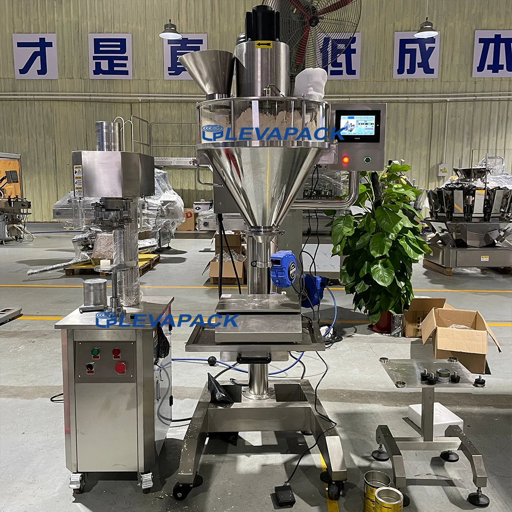Semi-automatic Coffee Powder Filling Machine Servo Quantitative Spice Powder Weighing Filling Machine