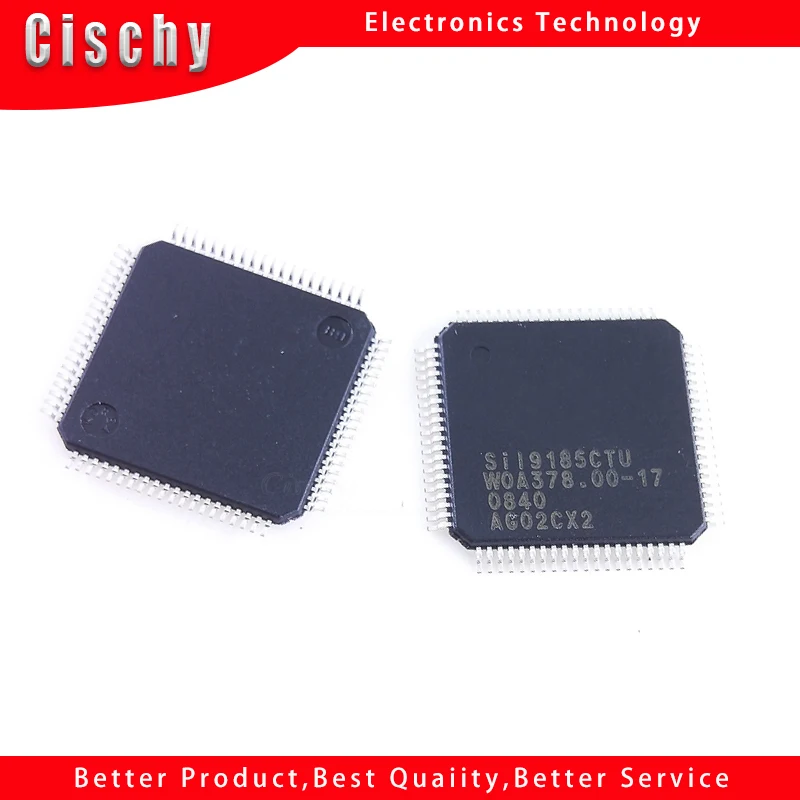 2PCS   SII9185CTU SIL9185CTU SII9185 SIL9185 TQFP80