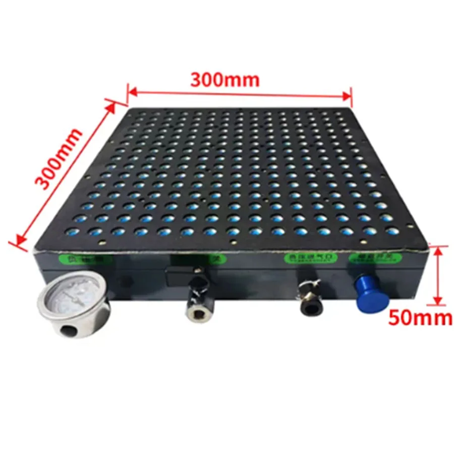 Porous vacuum suction cup industrial CNC no sealing strip strong multi-point aluminum copper machining center suction cup fixtur