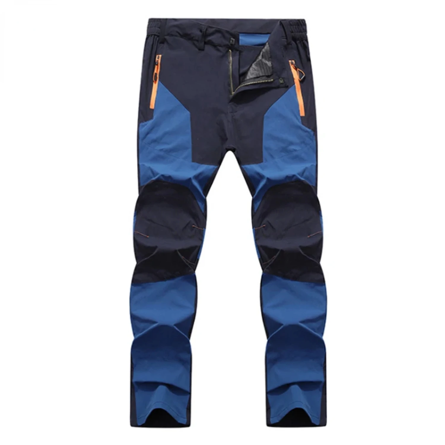 Premium Quality Lightweight Breathable Quick-Dry Mens Summer Nylon Hiking Trousers with Elastic Waistband. Ideal for Outdoor Cl - Product Main Image