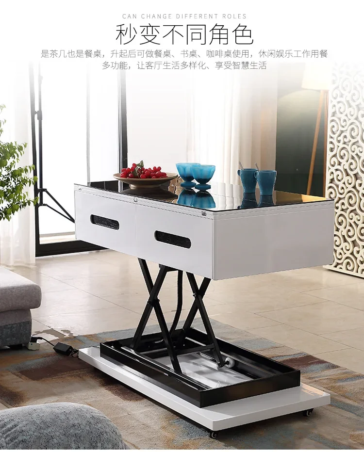 Customized coffee table lifting rack, coffee table lifting rack, electric lifting tea table hardware, load-bearing 100kg coffee