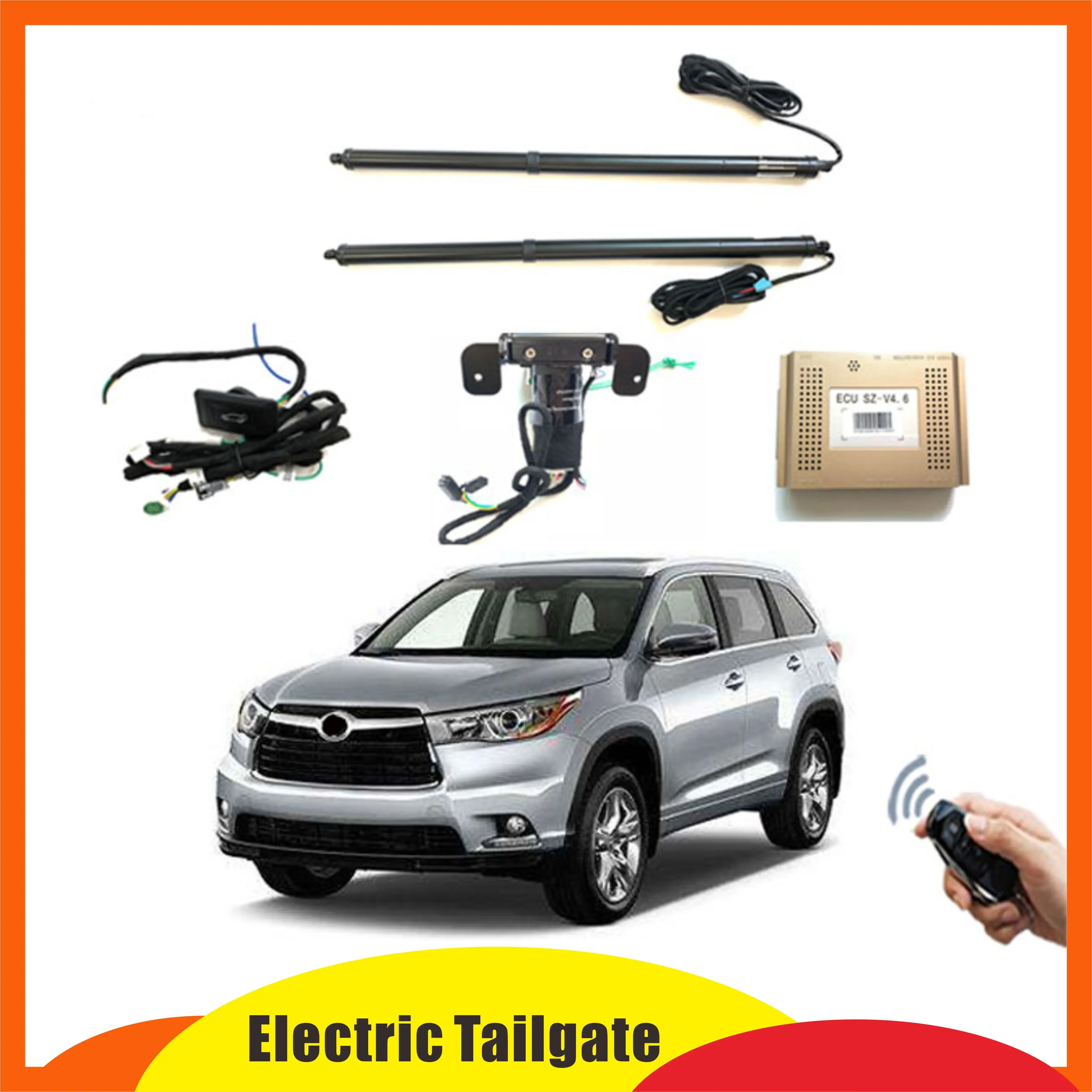 

For Toyota Highlander 2009-2022 electric tailgate modified car trunk door installation lifting rear door Can install foot sensor