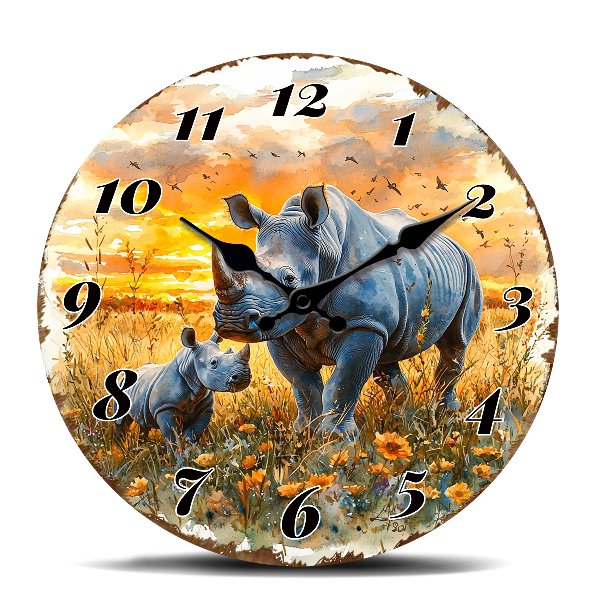 relogio-de-parede-majestic-rhino-com-mae-e-filhote-cena-de-por-do-sol-na-savana-relogio-redondo-acessorio-de-decoracao-para-amantes-de-animais-selvagens