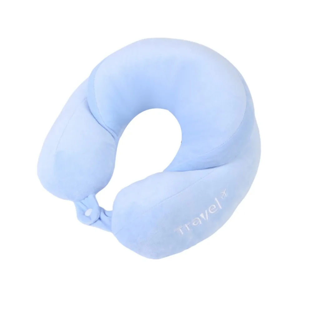 Portable Travel U-shaped Pillow Slow Rebound Convenient Neck Protection Pillow Memory Cotton Driving Pillow For Daily Use