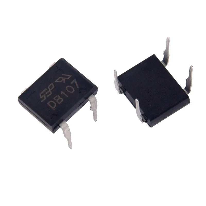 10PCS DB104 DB105 DB106 DB107 DB157 Diode Bridge 1A 1000V DIP4 Single Phases Diode Rectifier Bridges Electronica Componentes