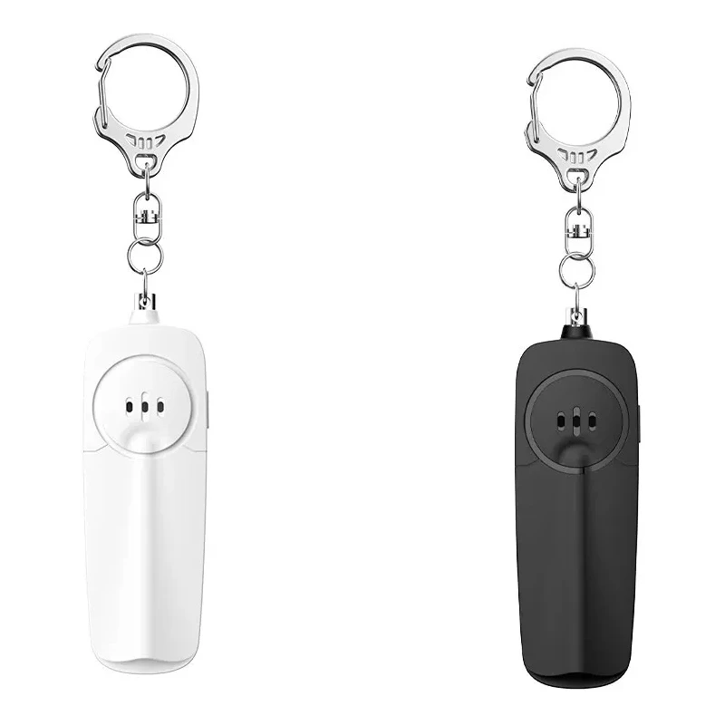 Lighter And Thinner Female Portable Alarm With Keychain,130Db Volume, Electronic Whistle, Backpack Pendant