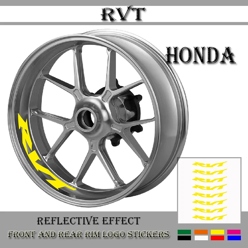 

Motorcycle wheel stickers decorative decals reflective waterproof trend frame decals for HONDA VFR 800X 750 1200F/X VTR 1000/R/F