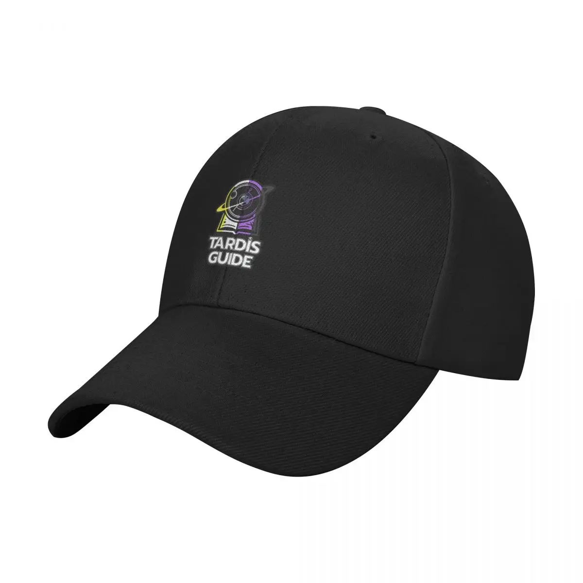 

TARDIS Guide Non-Binary Logo 2 Baseball Cap derby hat tactical cap fun hats Funny hats Women Men's