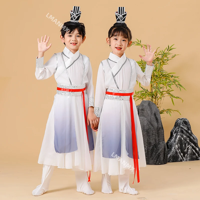 Children's Traditional Chinese Culture Hanfu Classical Chinese Fan Dance Costume