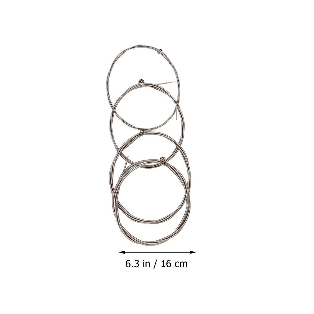 

4pcs Electric Bass Strings B103 Hexagonal Steel Core Coated Copper Alloy Smooth Anti Rust Universal Instrument for Bass