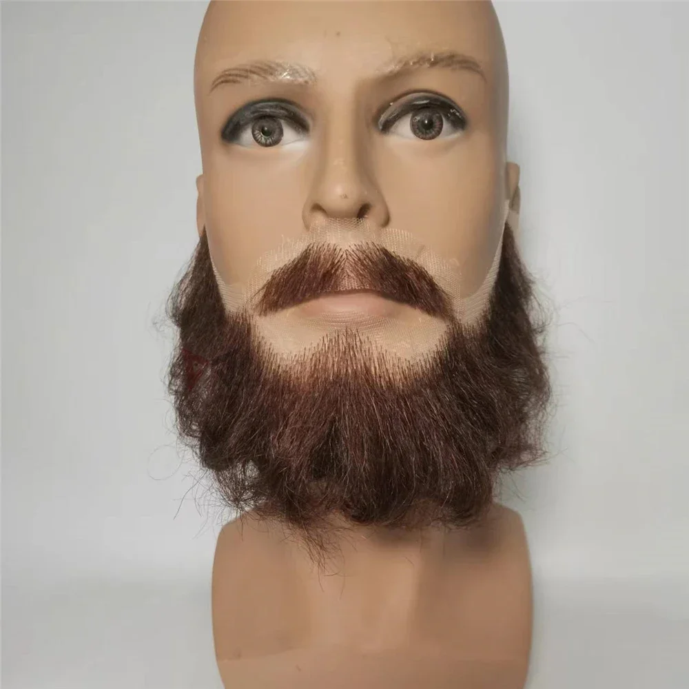 Custom Made Anime Beard Brown Black White Whisker Movie Party Prop Cosplay Accessories