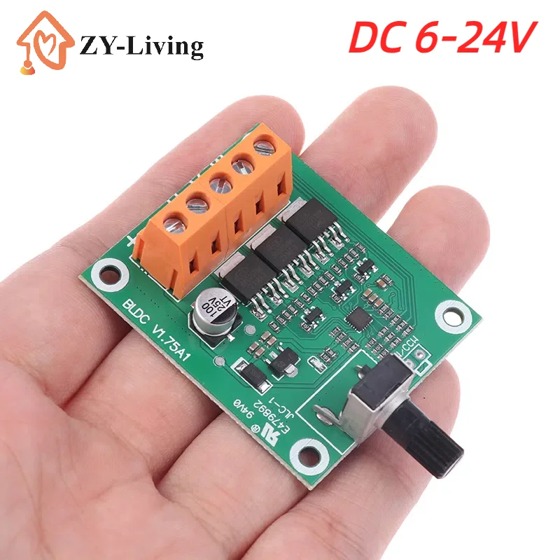 1Pcs DC 6V12V24V Brushless Motor Control Board CD Drive Fan Motor Governor DIY Accessories