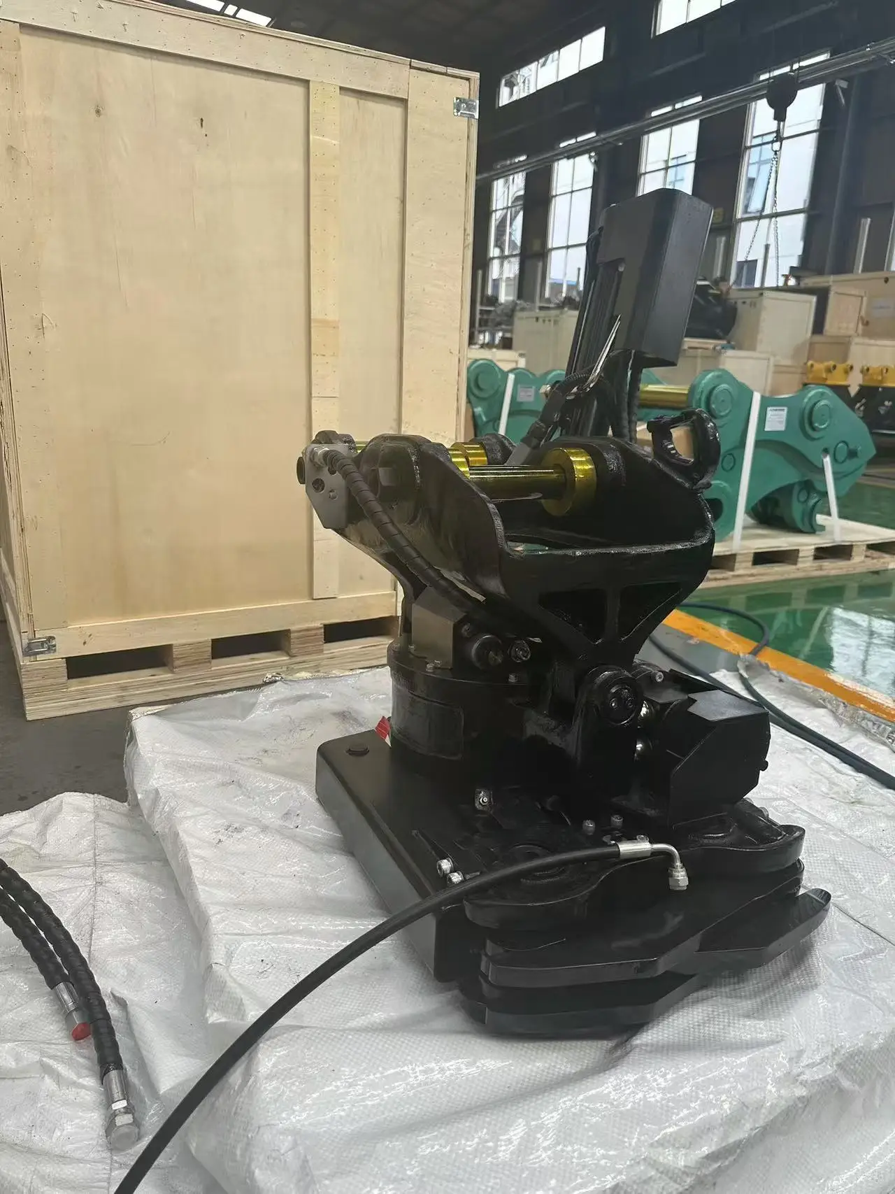 Monde Bagger Quick Hitch Bagger Quick Coupler Tilt Rotator