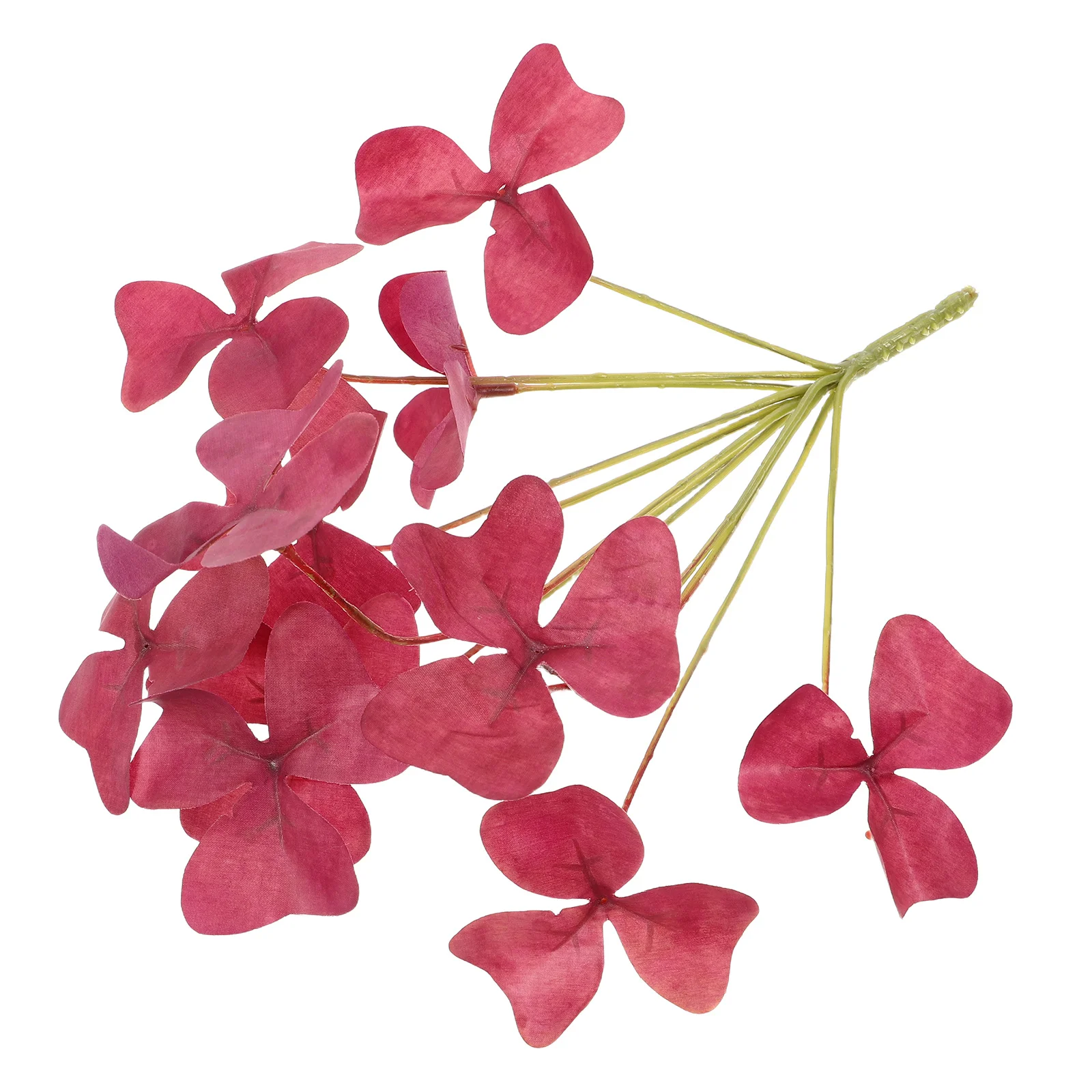 

Artificial Shamrock Plant In Pots Purple Fake Clover Decor For Home Office Wedding St. Patrick'S Day Decorations Faux