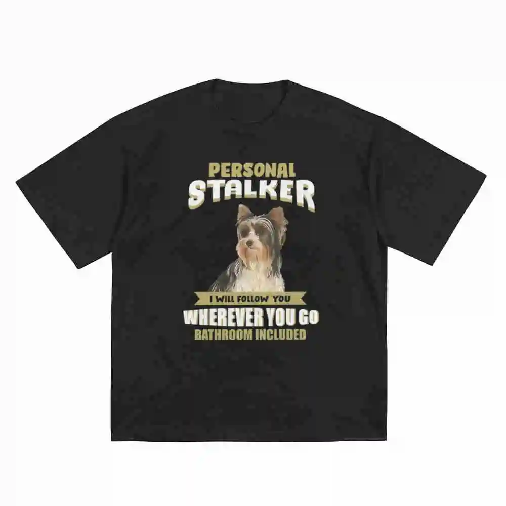 Biewer Yorkshire Terrier Short Sleeve Tee 100% Cotton T-Shirt