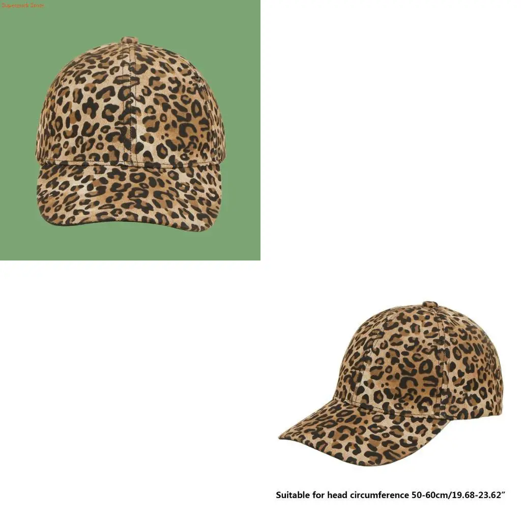 

мы регулируемая бейсбольная шляпа с декоративными узорами леопарда на открытом воздухе для Sun Wom